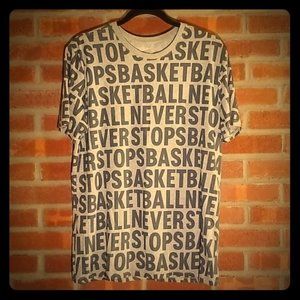 Nike Dri-Fit Letter Basketball Tee Men's Size L
